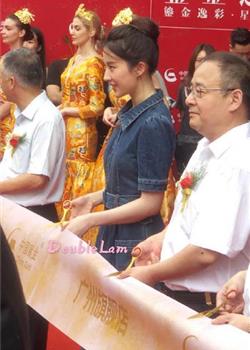 刘亦菲出席活动 妆容精致在人群中十分抢眼