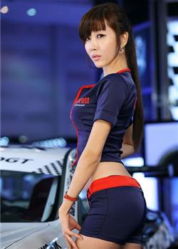 韩国性感美女车模高清壁纸