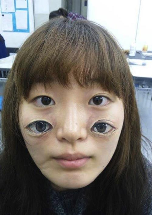 日本学生Chooo-San的超逼真3D人体彩绘