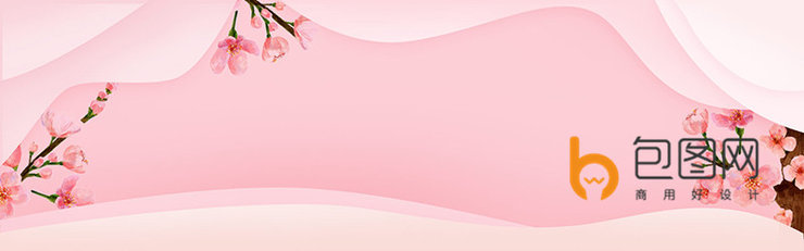 粉色春季桃花背景 壁纸贴图