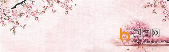 粉色春季桃花背景 壁纸贴图