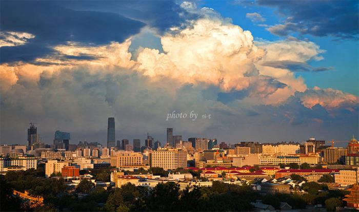 摄影图片 乌云密布的京城风云(1)