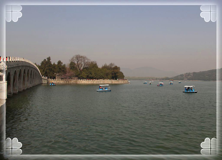 摄影图片昆明湖赏美景水色山光