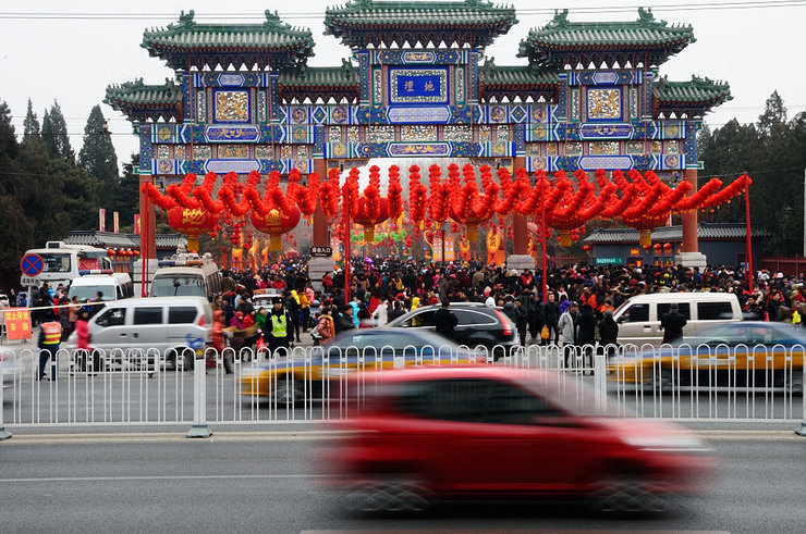 摄影图片 北京特色 就是人多（拍自庙会）