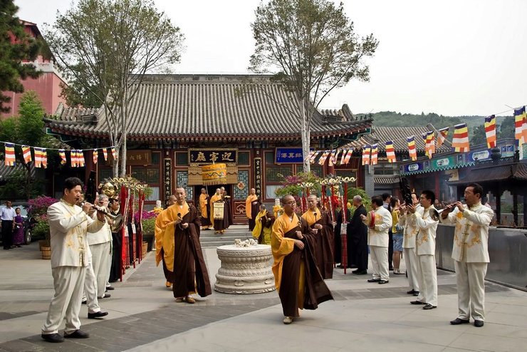 中国摄影八大处灵光寺佛牙舍利塔开塔仪式