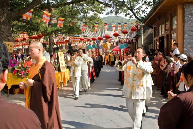 中国摄影八大处灵光寺佛牙舍利塔开塔仪式