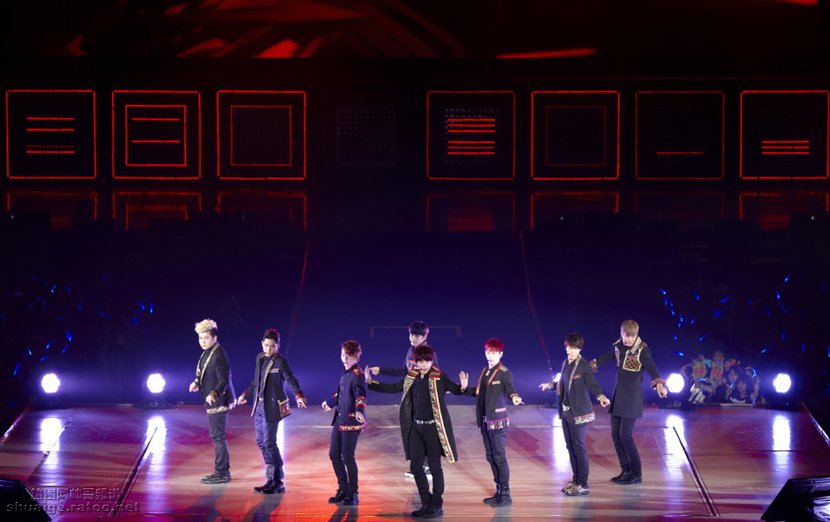 韩国帅哥Super Junior泰国演唱会图片