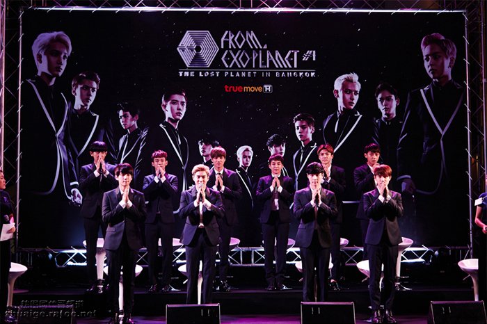 韩国男团EXO泰国曼谷演唱会高清舞台照