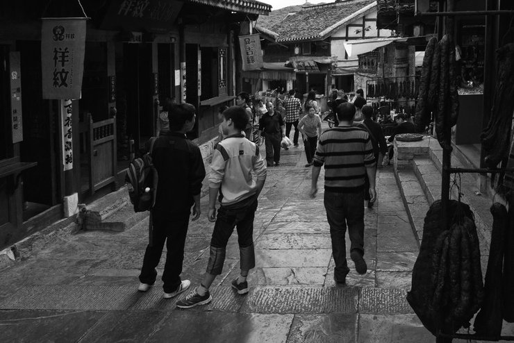 摄影图片 古老的青岩古镇