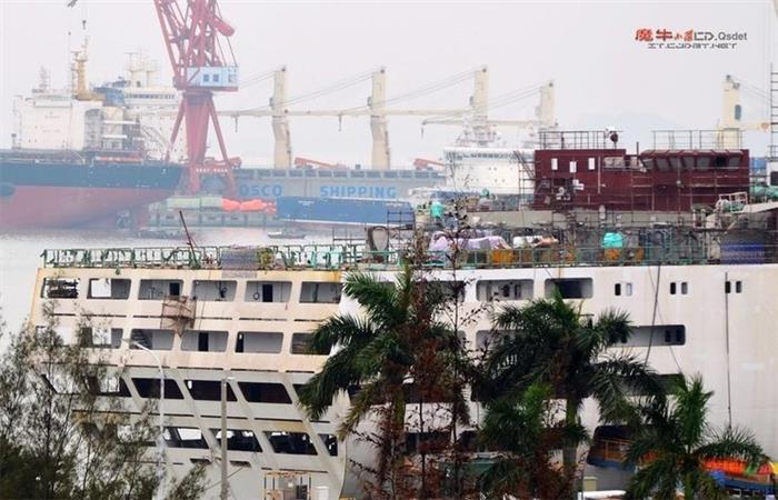 中国新航母保障舰建造进展曝光